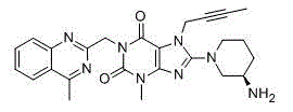 Stable linagliptin medicine composition