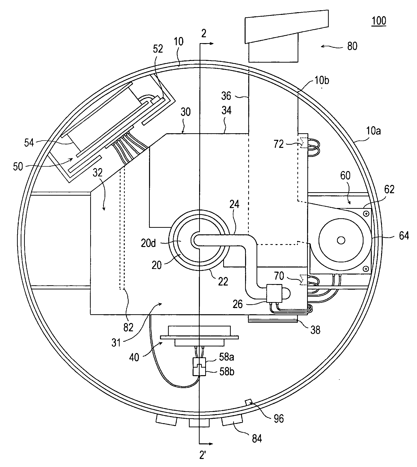 Wall-mounted ultrasonic humidifier