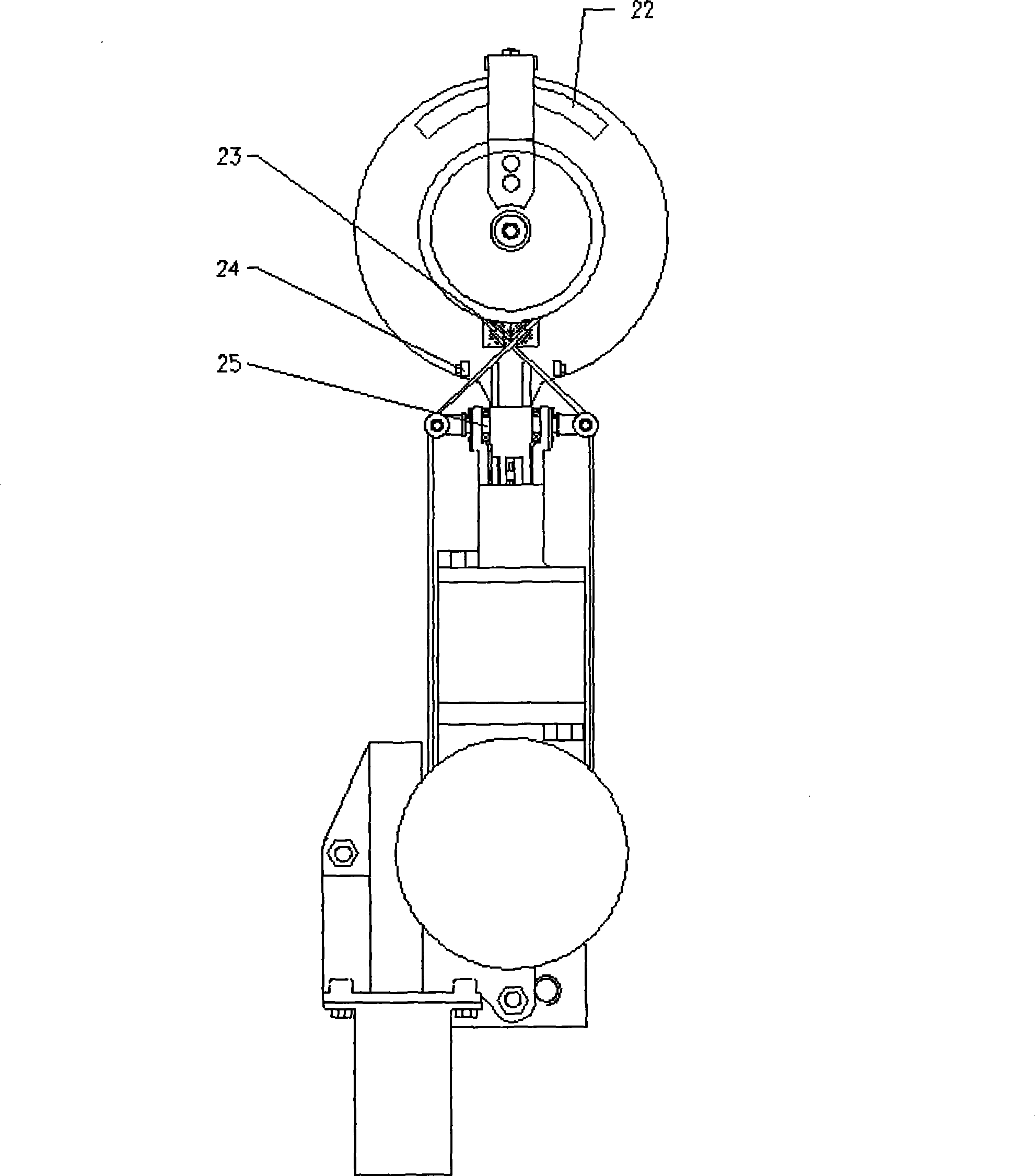 End effector of apple picking robot