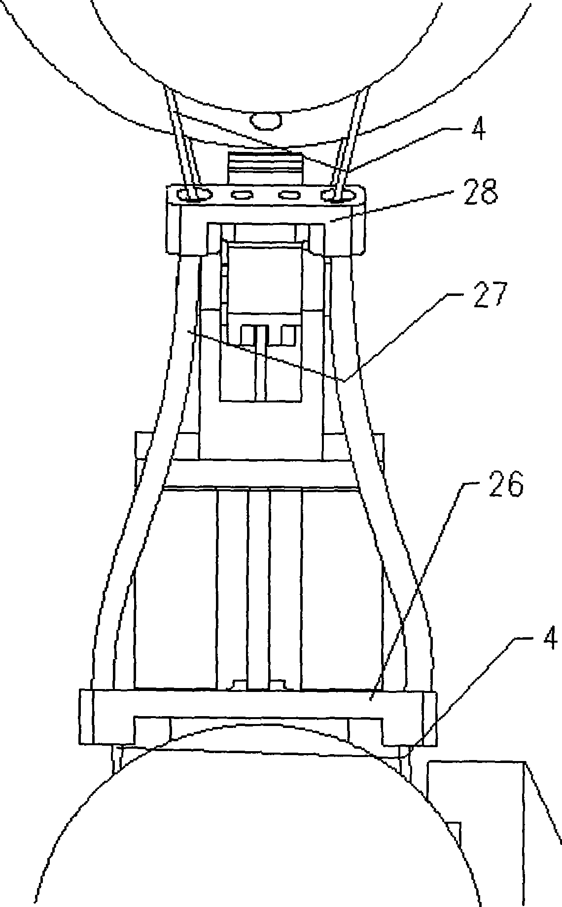 End effector of apple picking robot