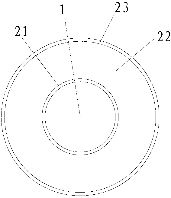 Coupled leakage cable