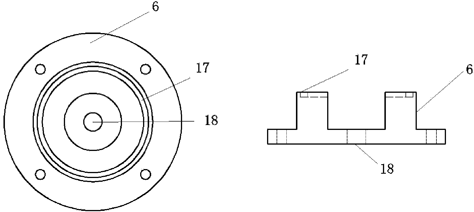 Corrugated pipe forming device and corrugated pipe machined through corrugated pipe forming device