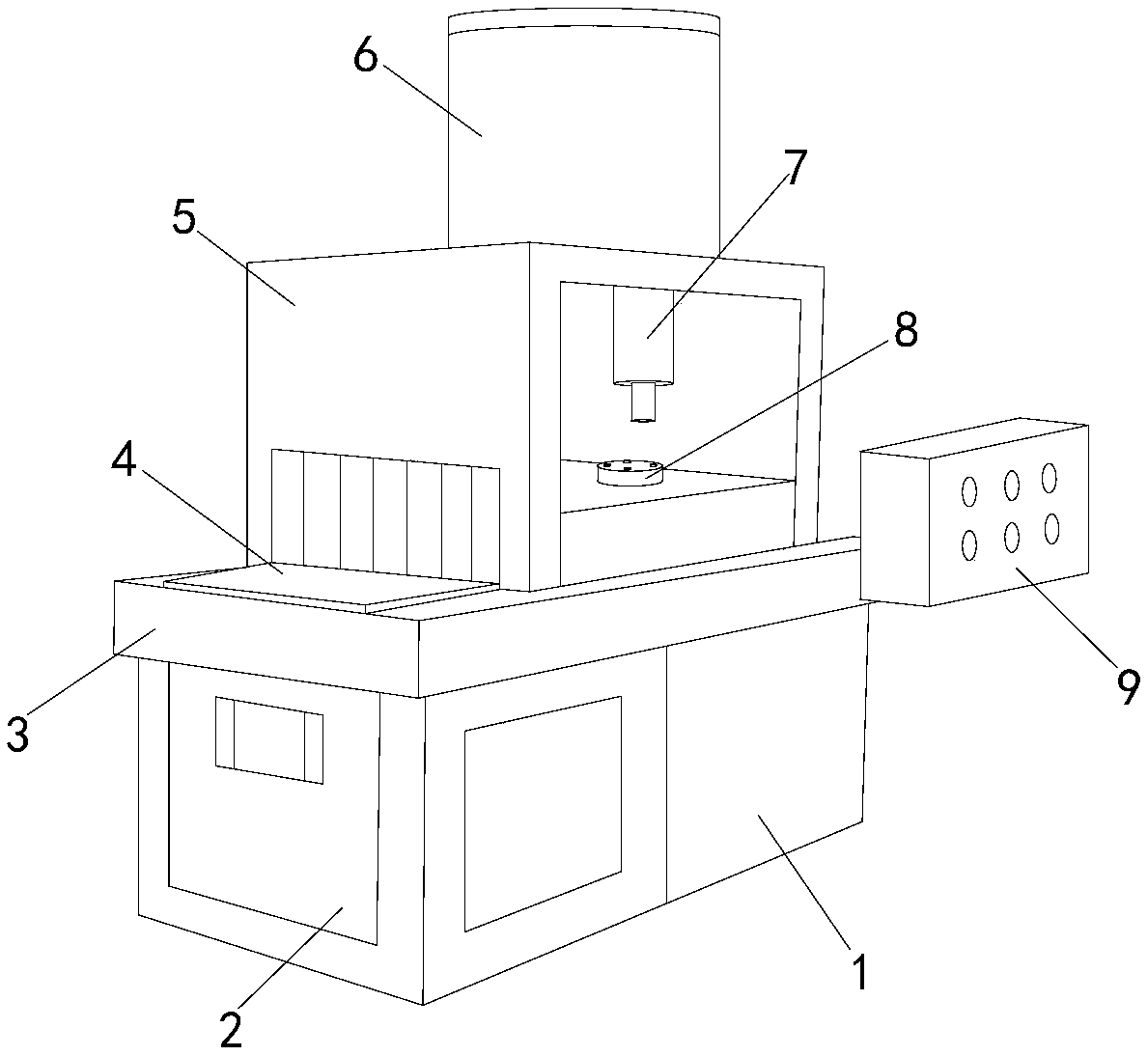 Hardware block oil spraying antirust device