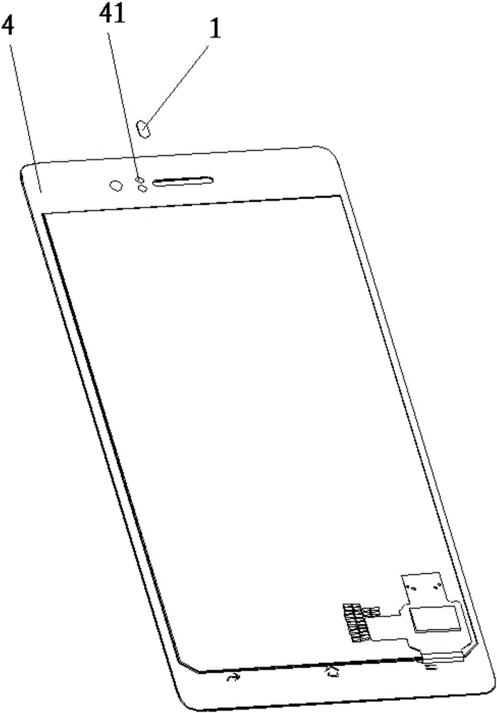 Display photosensitive device, mobile terminal and manufacturing method of display photosensitive device