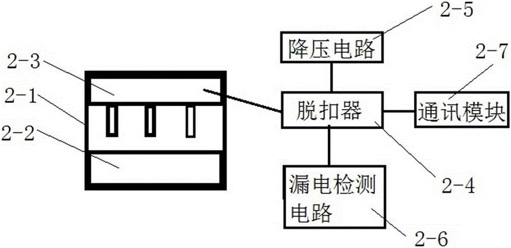 Water outlet power failure and electric leakage protection device for electric water heater