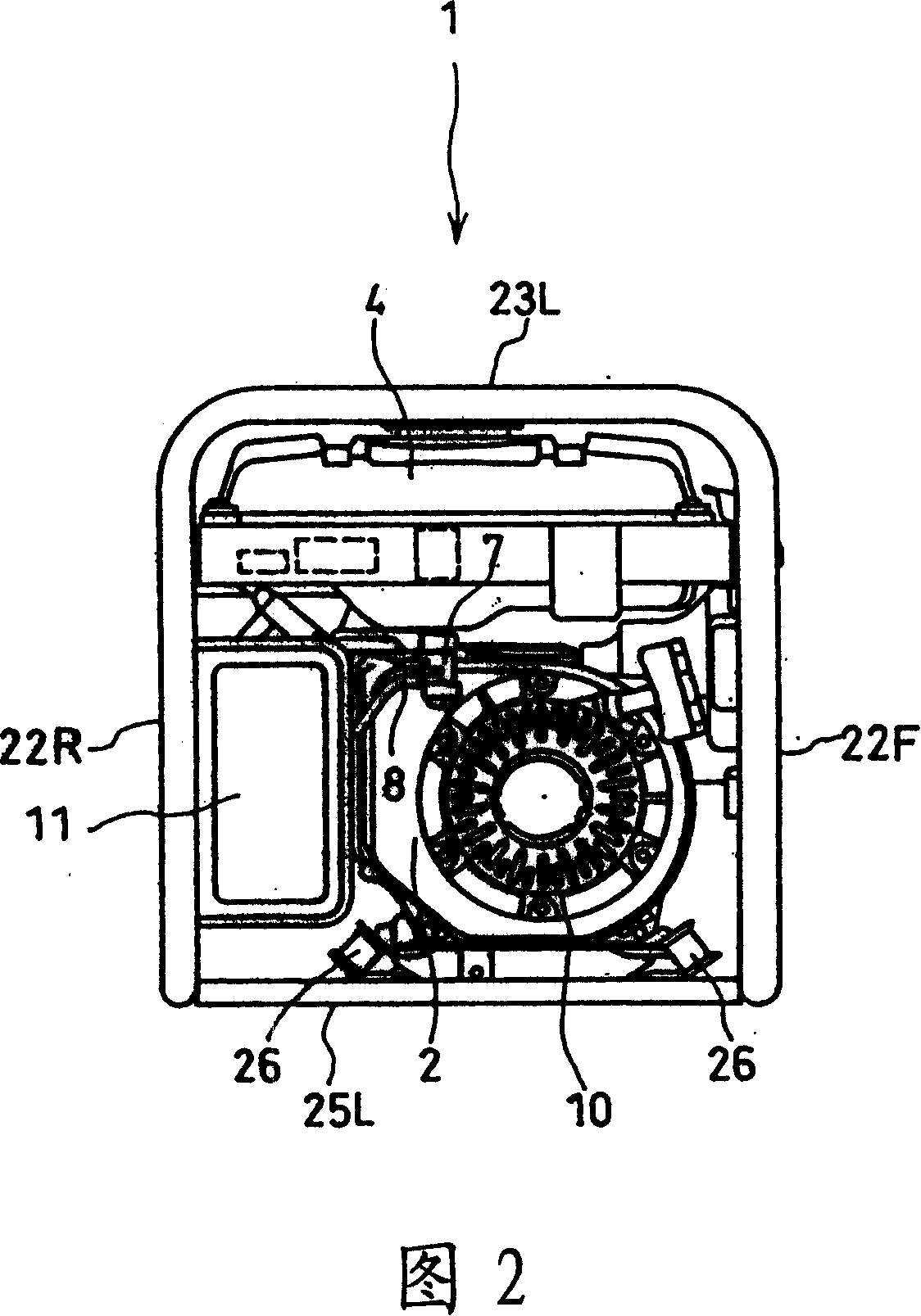 Internal combustion engine-driven working machine