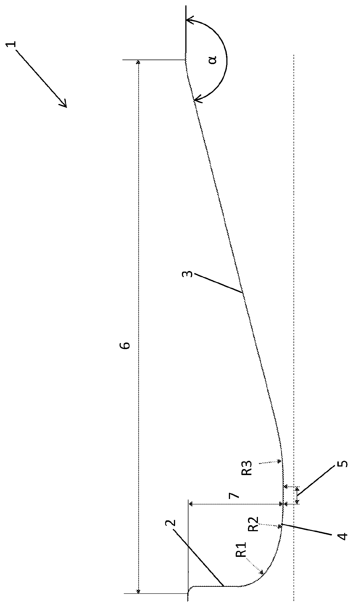 Pull or push rod or a locking nut for a molding machine