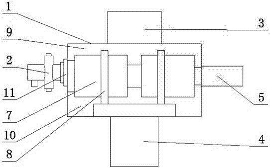 Single-cylinder compressor provided with oil-feed pump