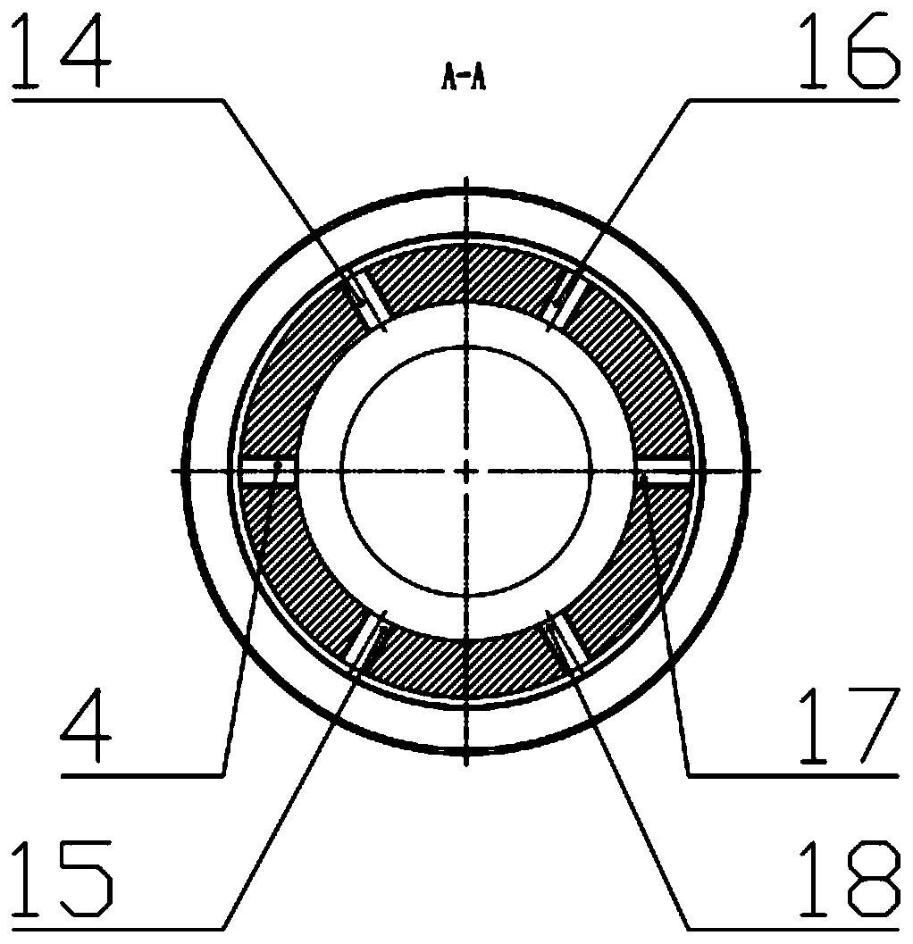 Sealing performance test experiment device under controllable temperature and high pressure gas