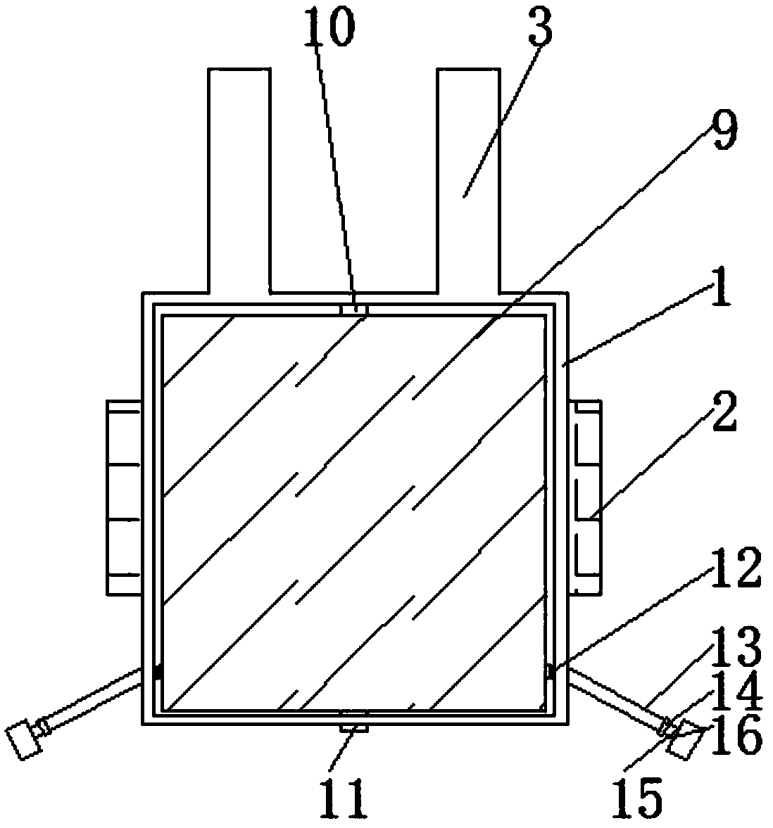 Irrigation device easy to mount and detach