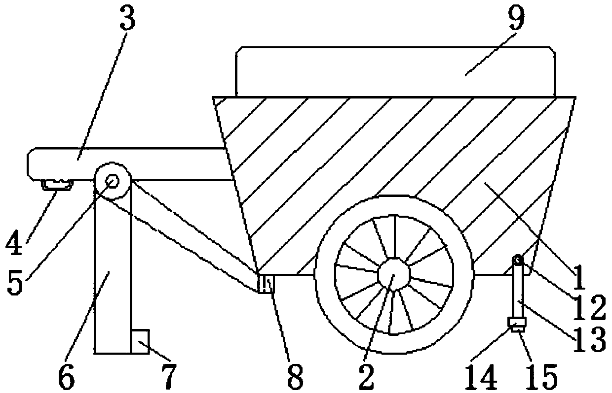 Irrigation device easy to mount and detach