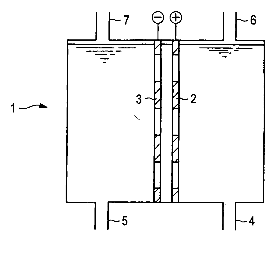 Electrolysis cell for synthesizing perchloric acid compound and method for electrolytically synthesizing perchloric acid compound