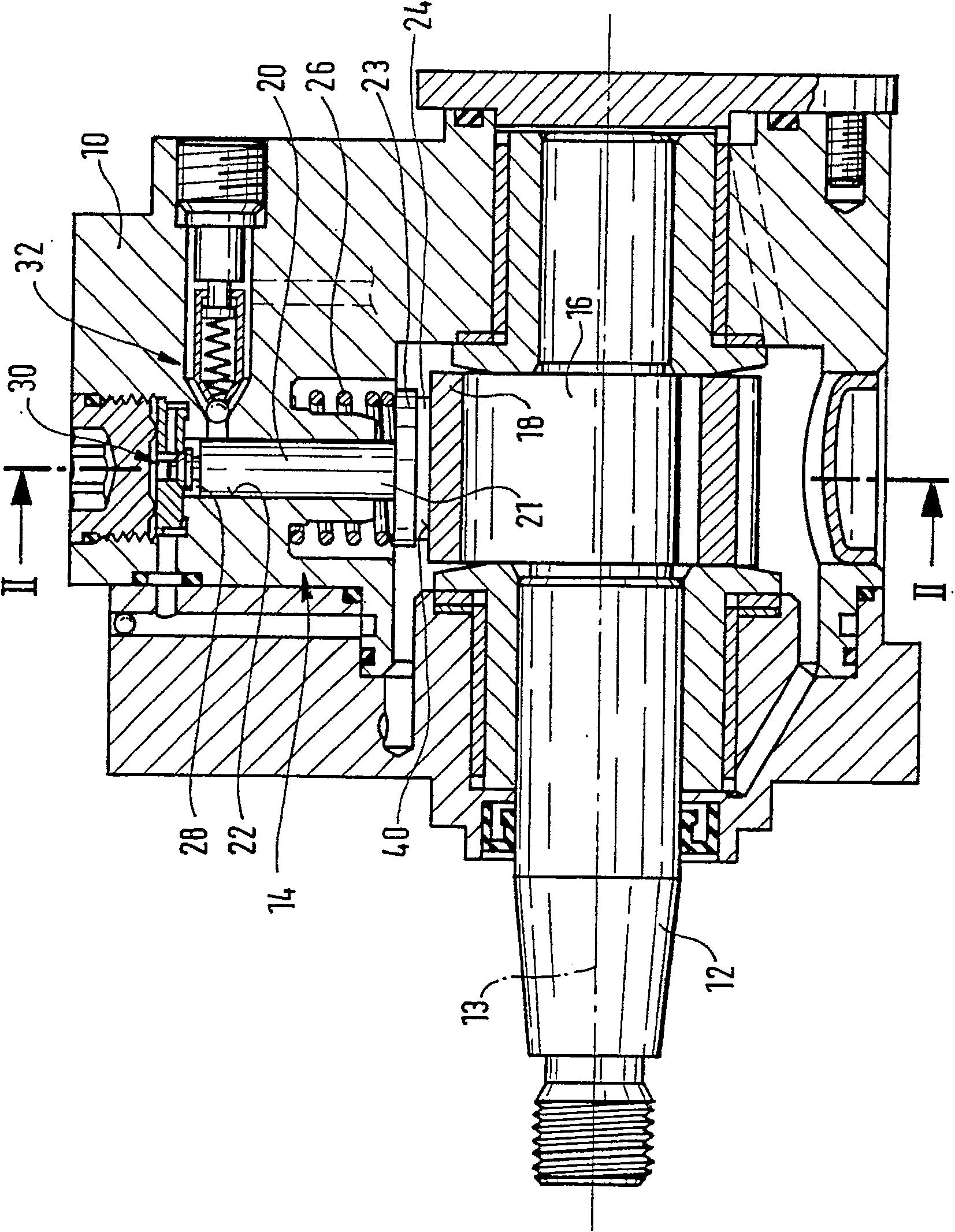 High pressure pump for a fuel injection device of an internal combustion engine