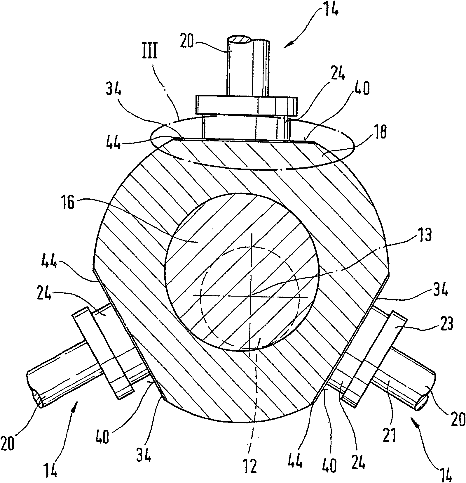 High pressure pump for a fuel injection device of an internal combustion engine