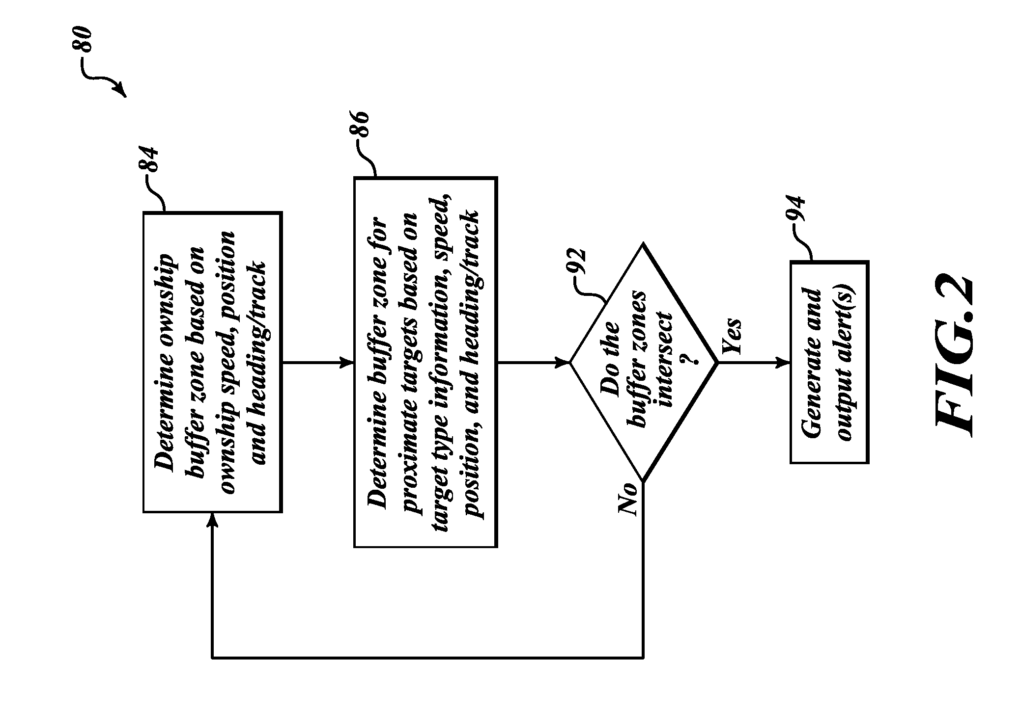 Airport taxiway collision alerting system