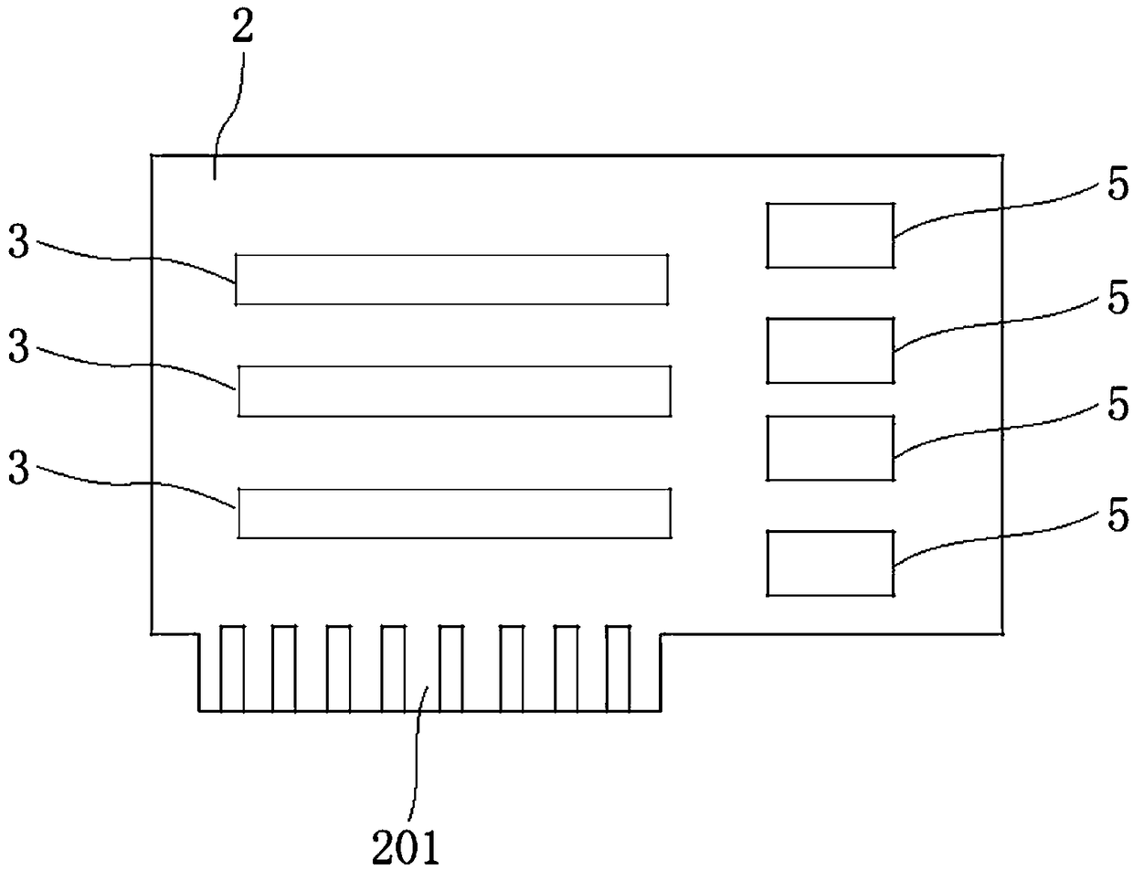 A server case and a high-density PCIE expansion card main board mounting structure thereof