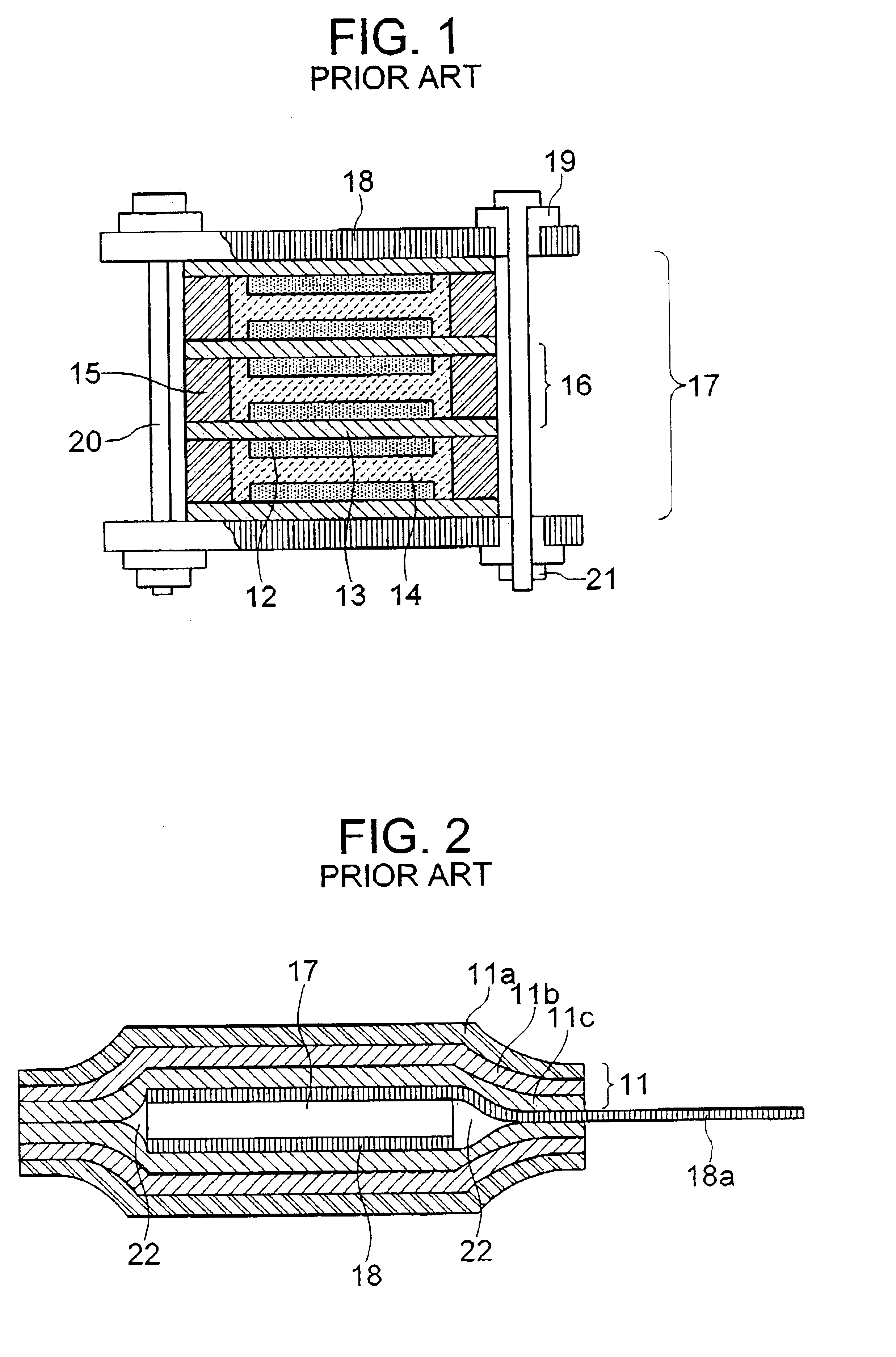 Electric double-layer capacitor having a laminated overcoat