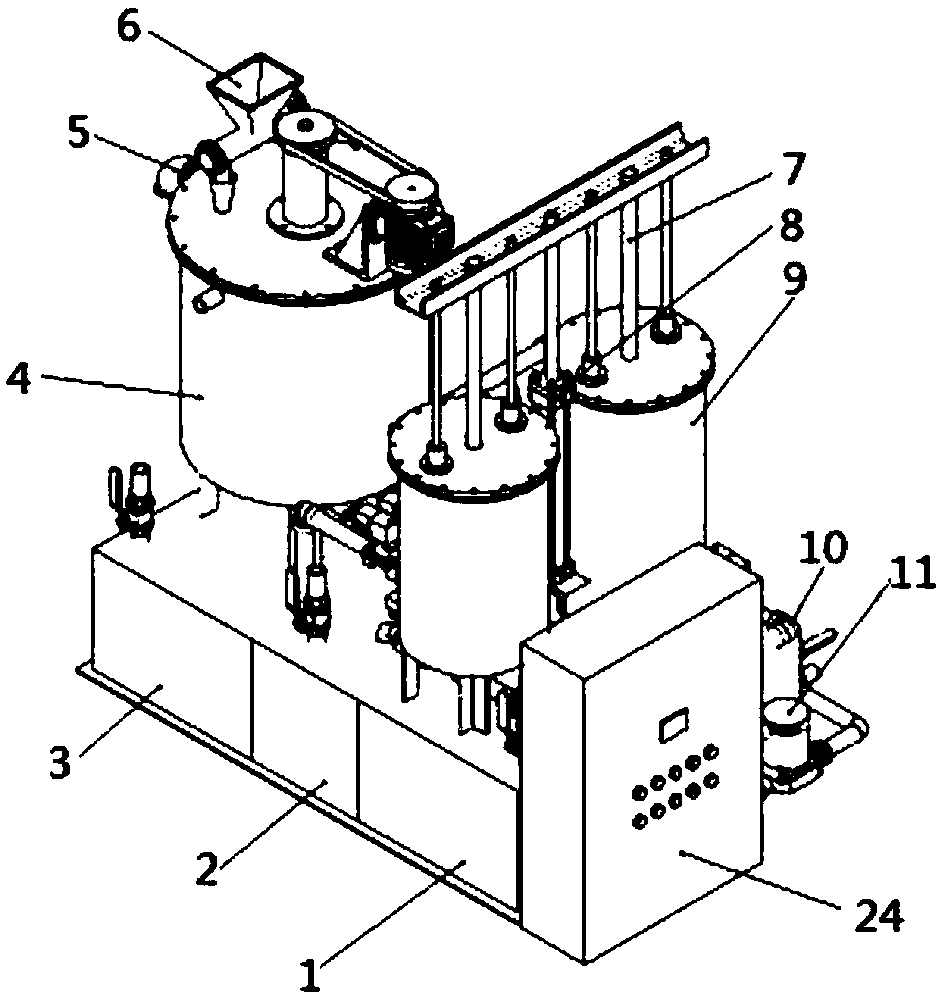 Electronic control grease separation system