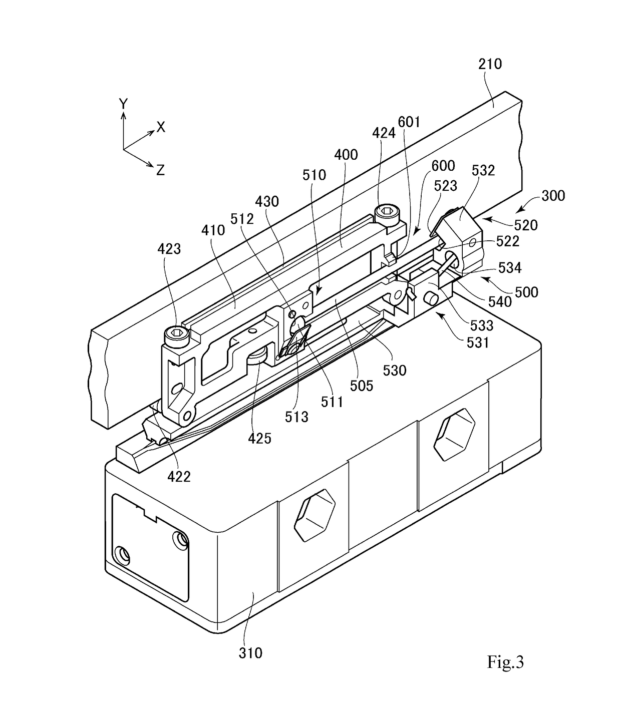 Linear displacement measuring apparatus