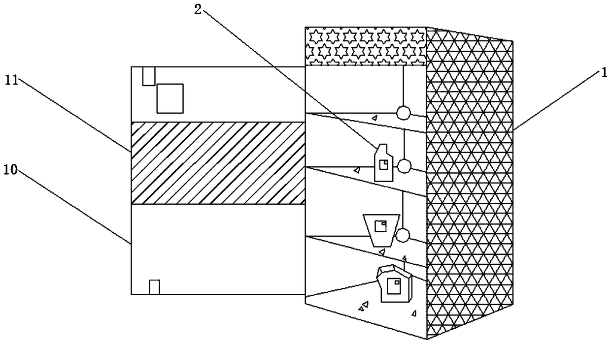 Intelligent counter product label structure and identification system