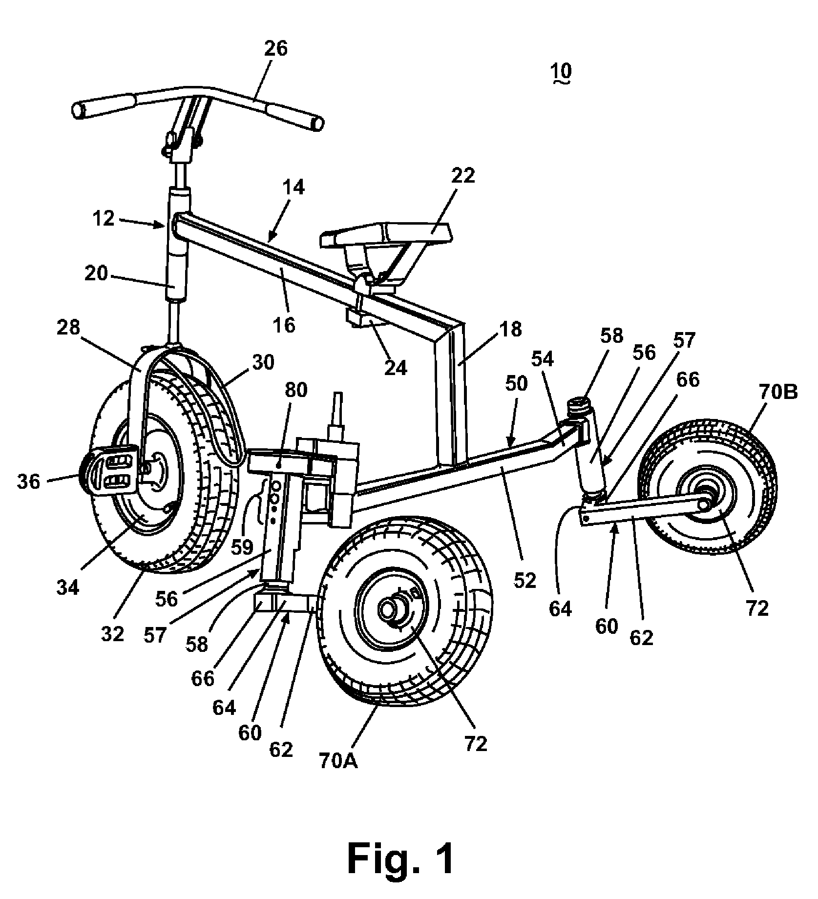 Trike swinger