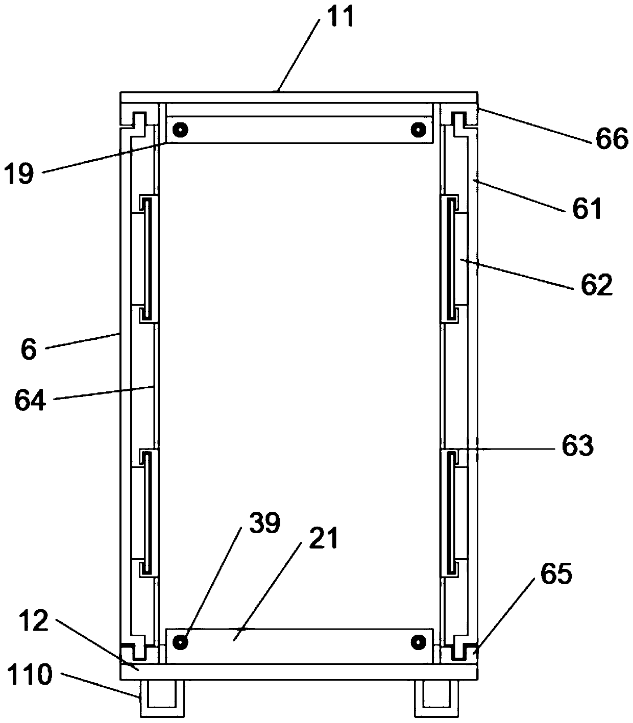 Power distribution cabinet convenient to mount and dismount