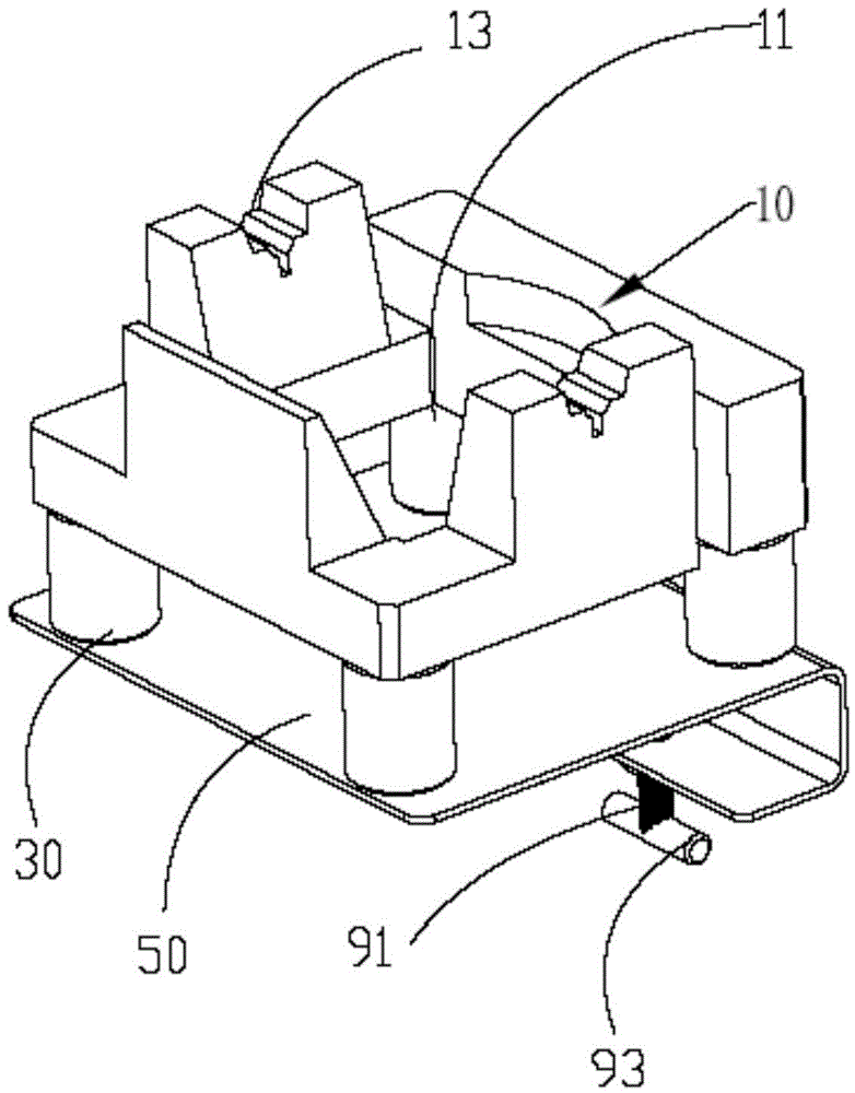 Lamp holder fixing device