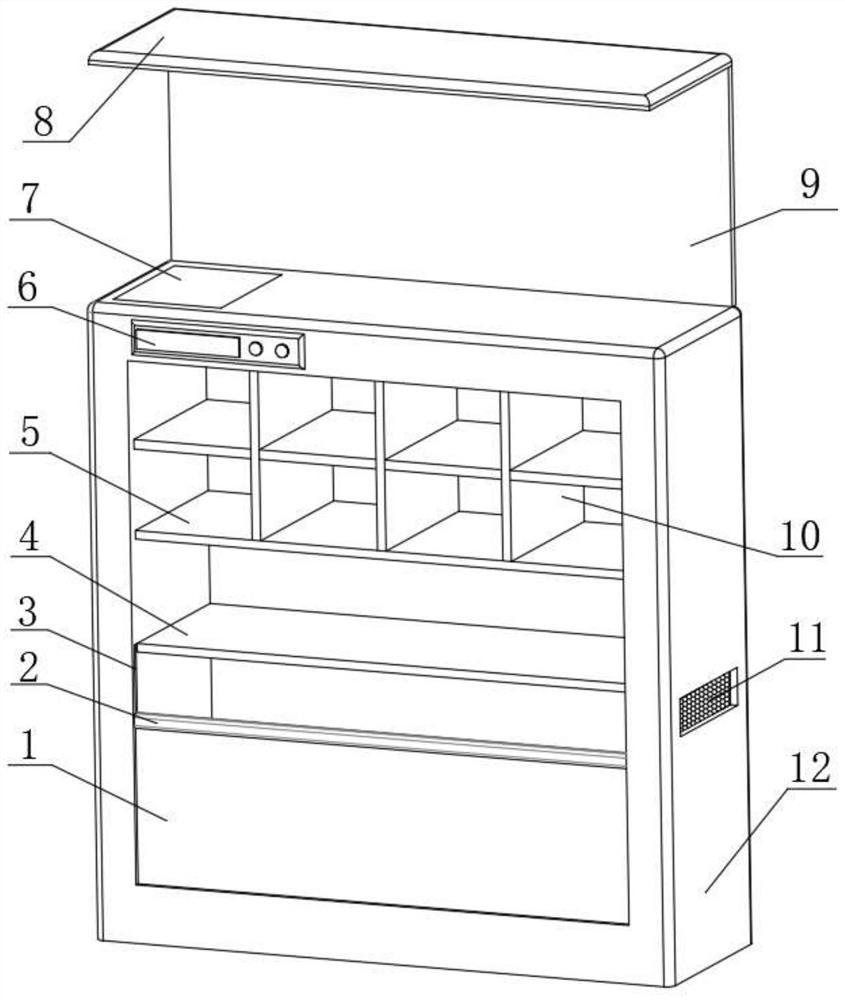 Damp-proof shoe cabinet based on smart home