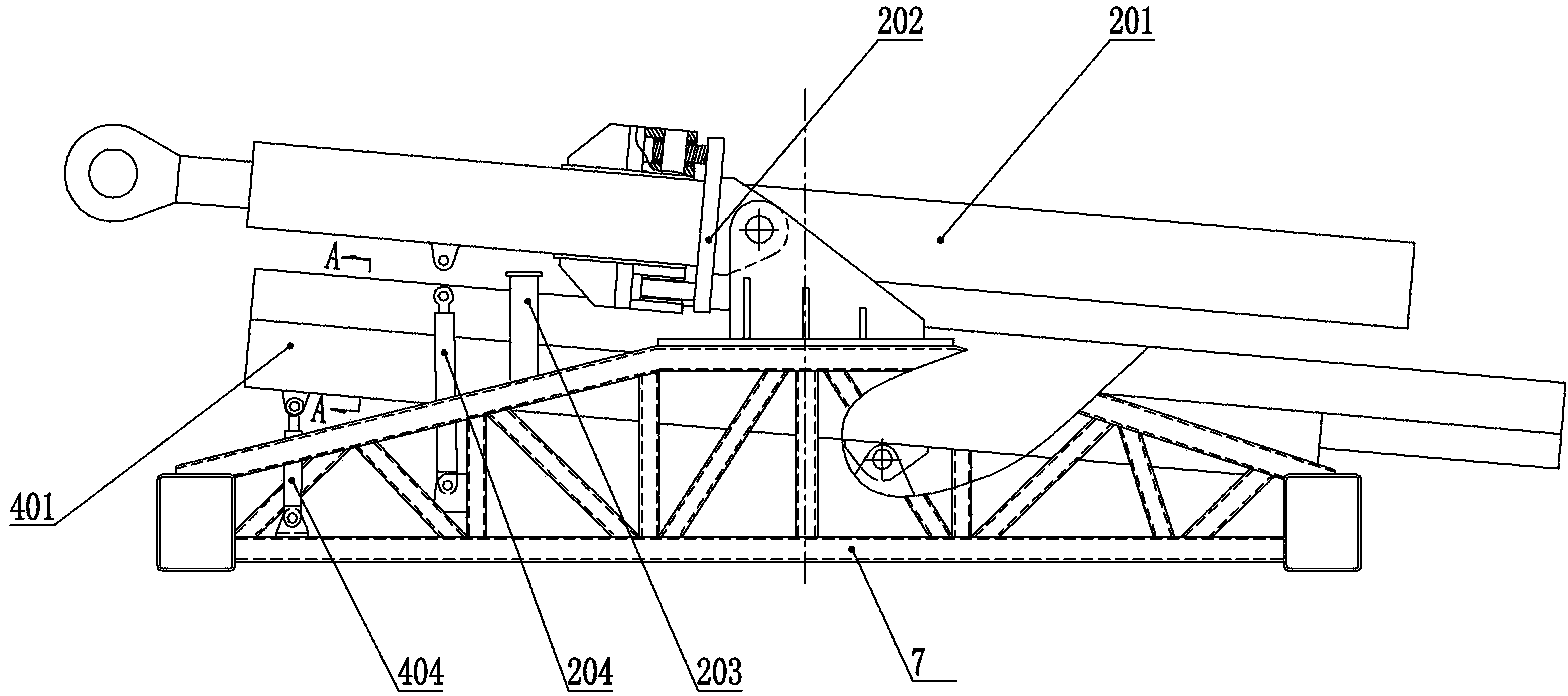 Direct pipe laying machine