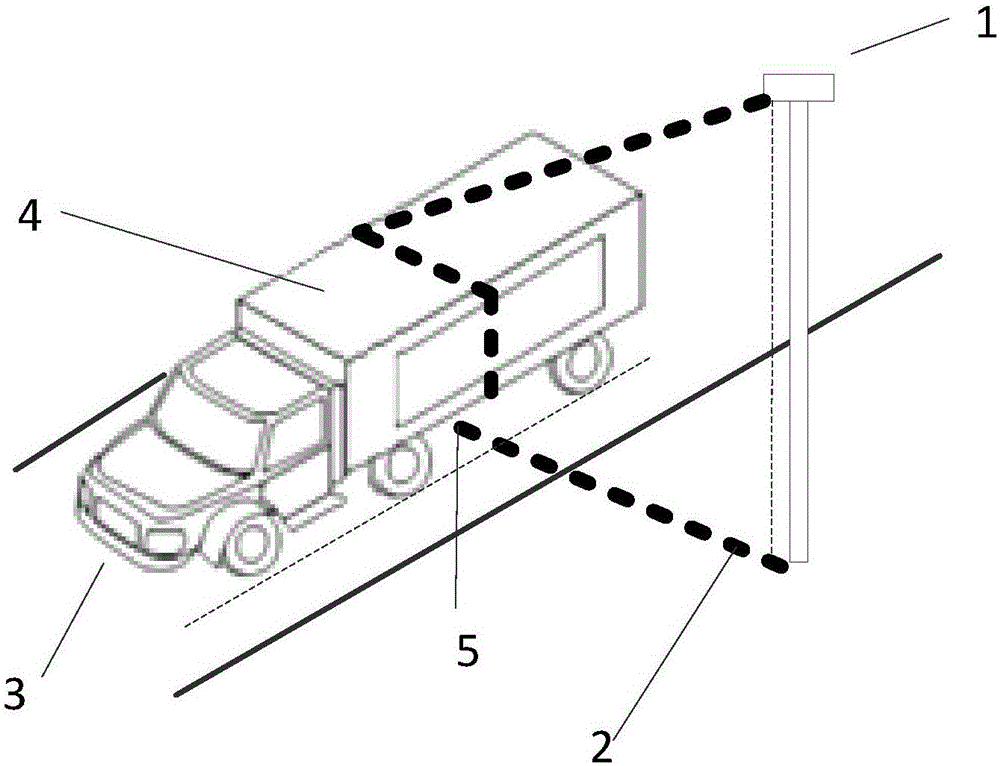 Method and device for detecting number of vehicle axles