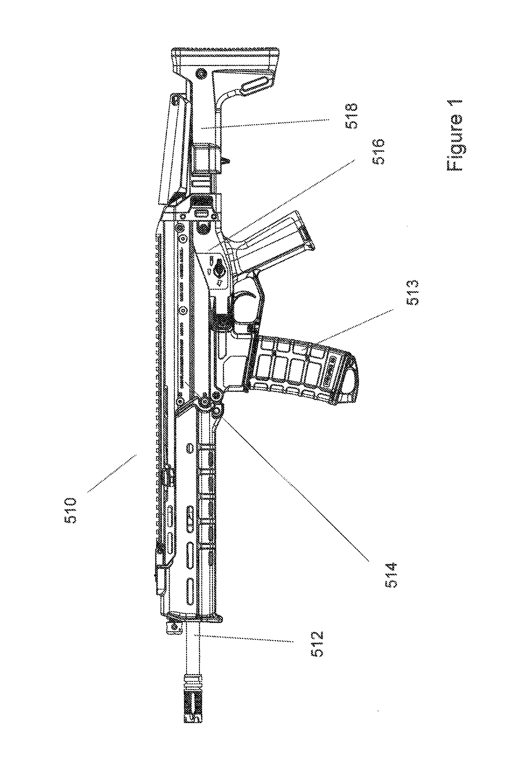 Charging handle with forward assist function
