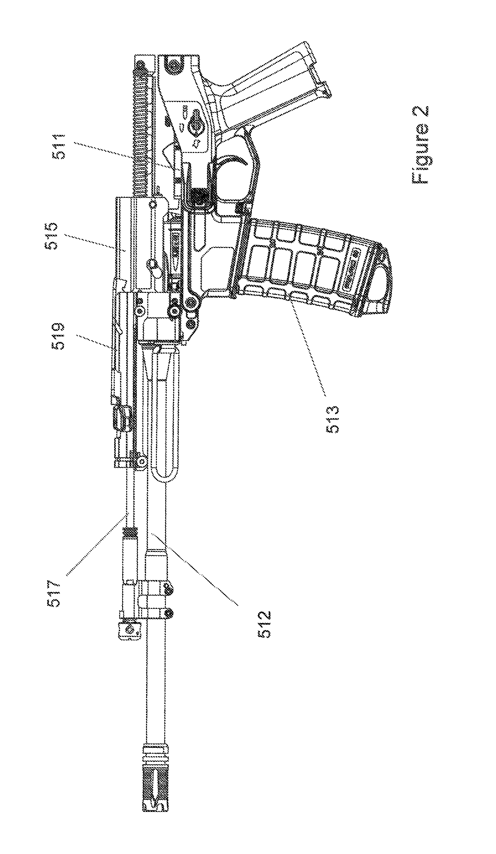 Charging handle with forward assist function