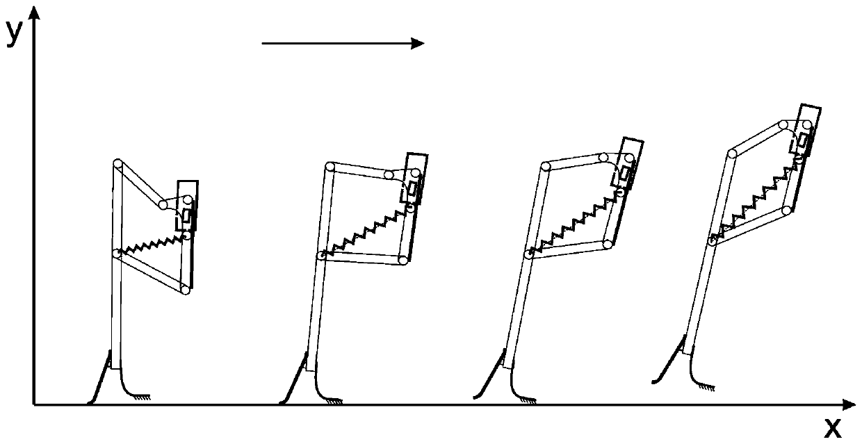 Bionic composite bouncing foot structure applicable to surfaces with different roughness