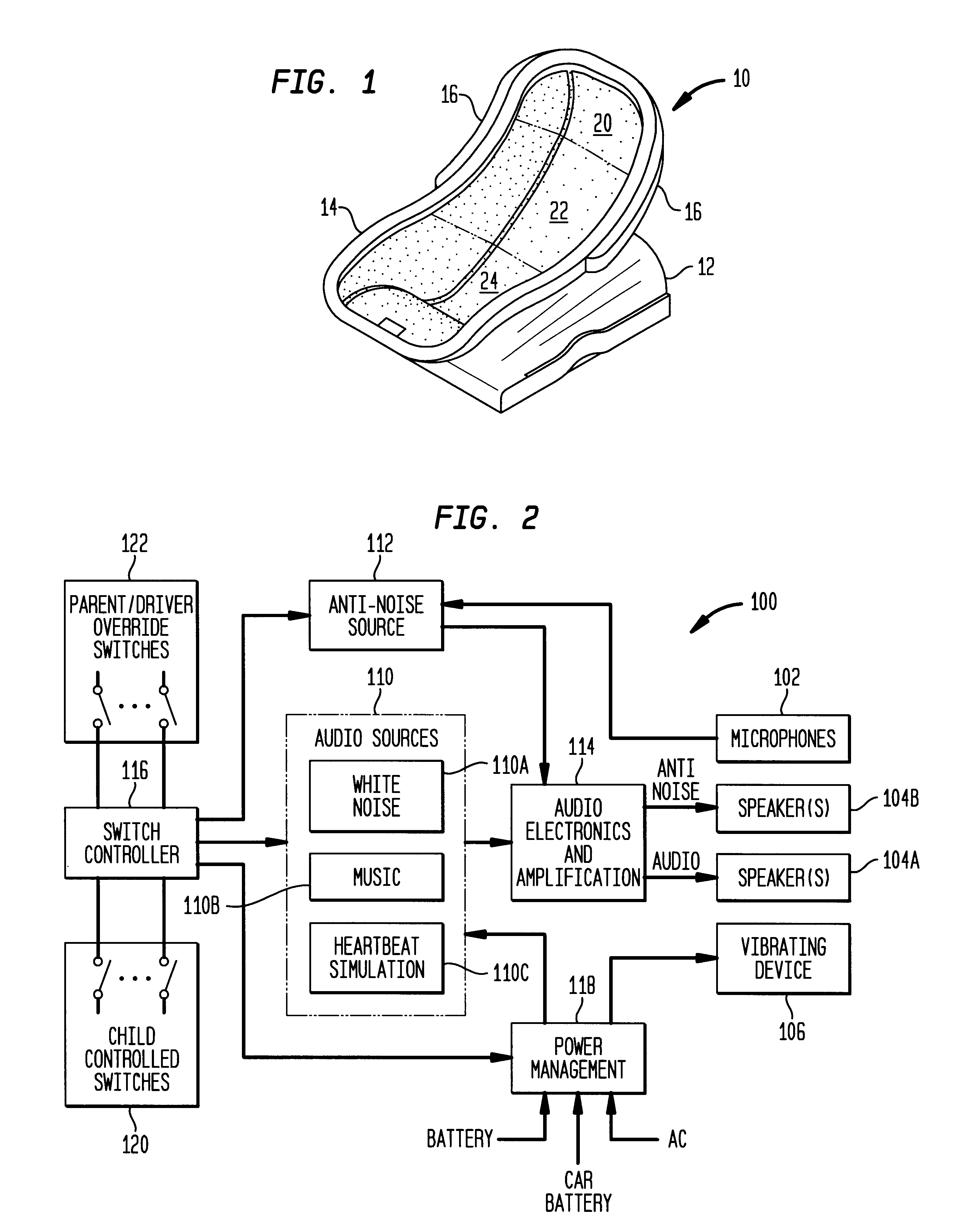 Video monitoring system for car seat