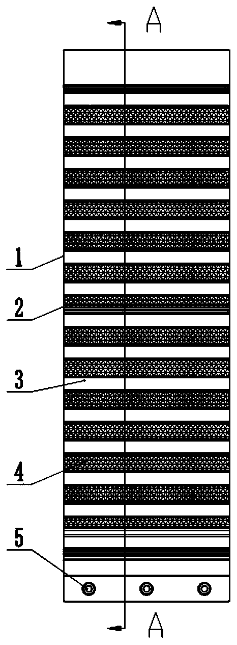 Prefabricated combined wall of civil building