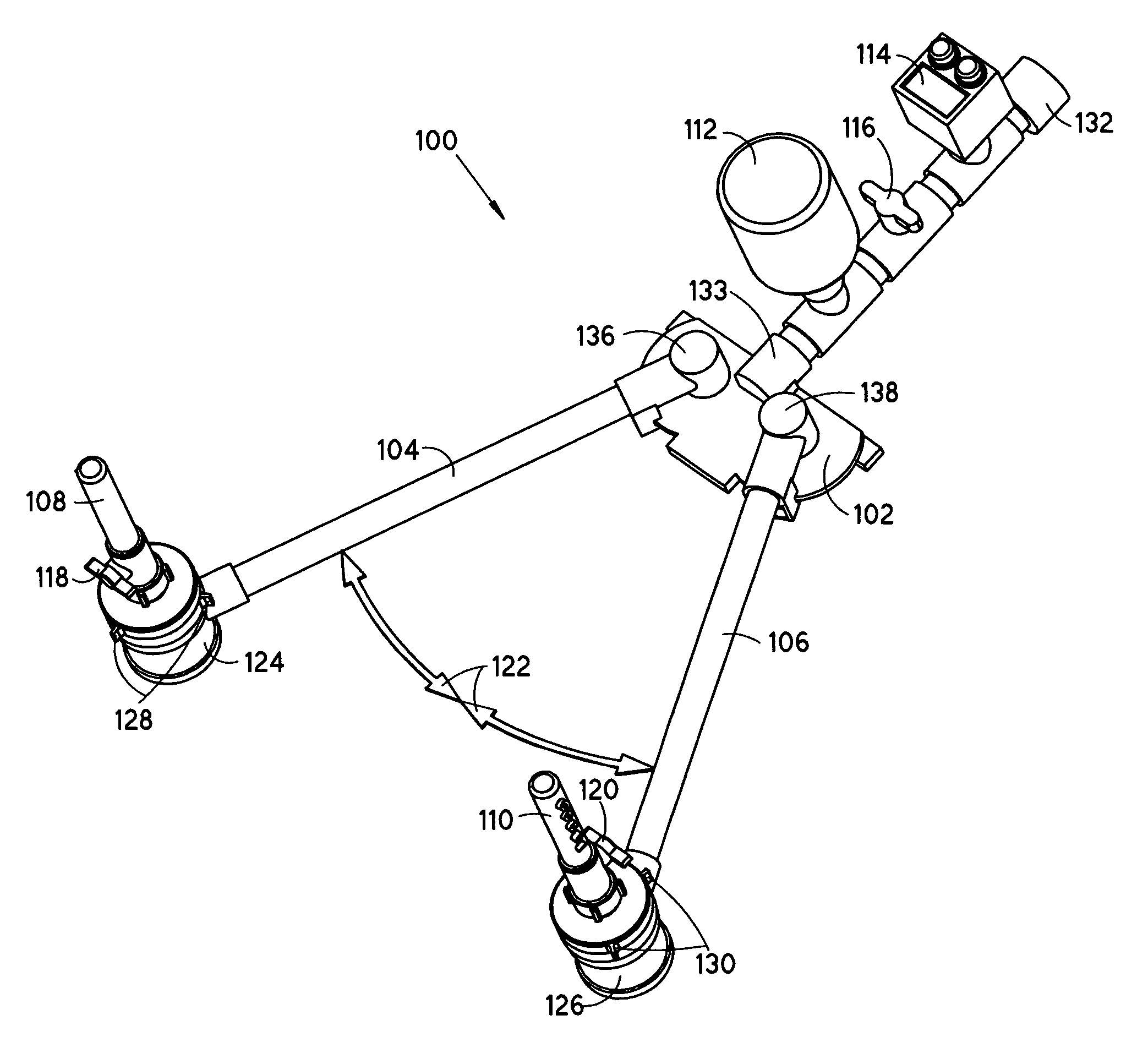 Water conserving adjustable sprinkler system