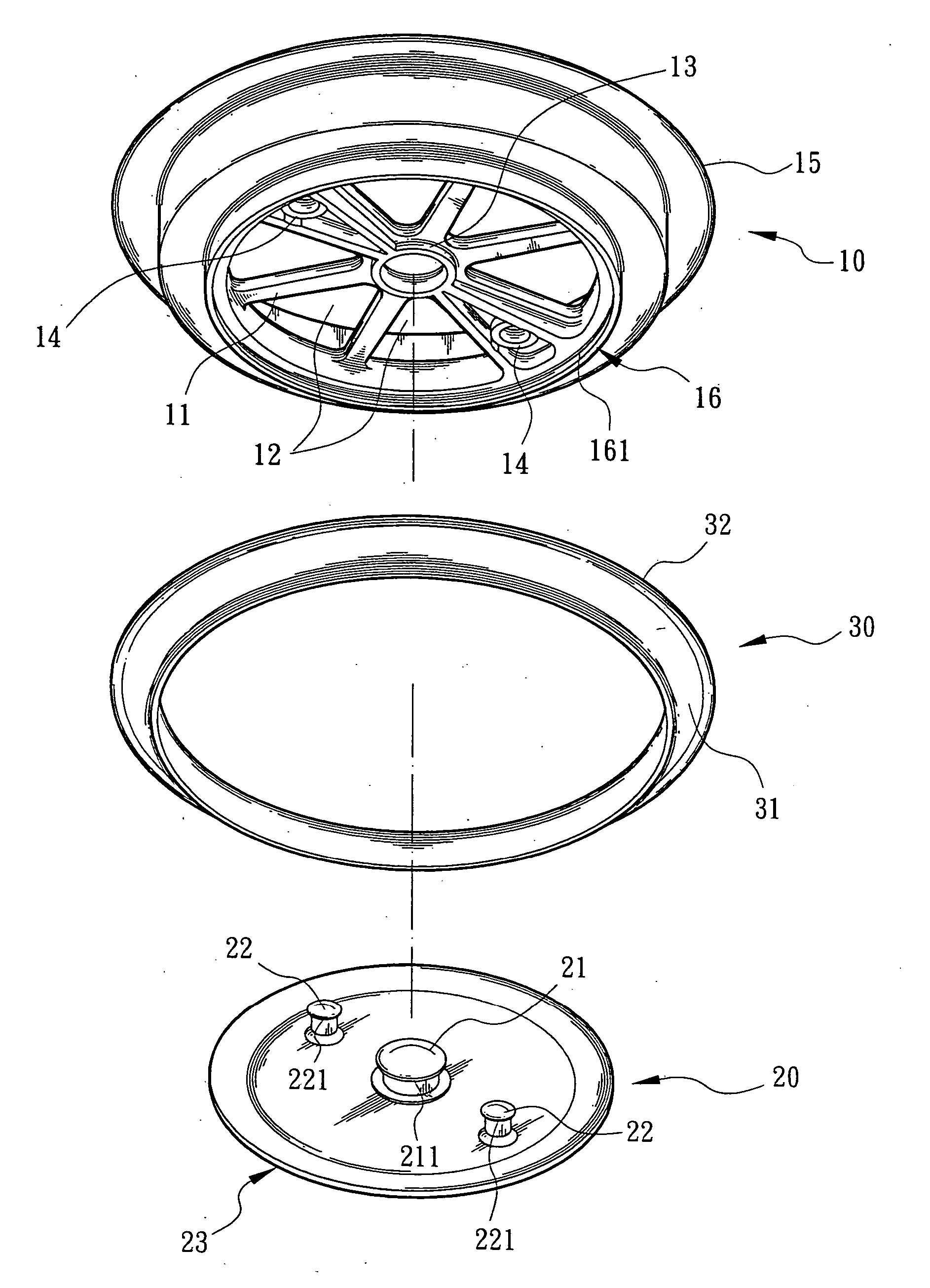 Sealing ring structure of a sinkhole