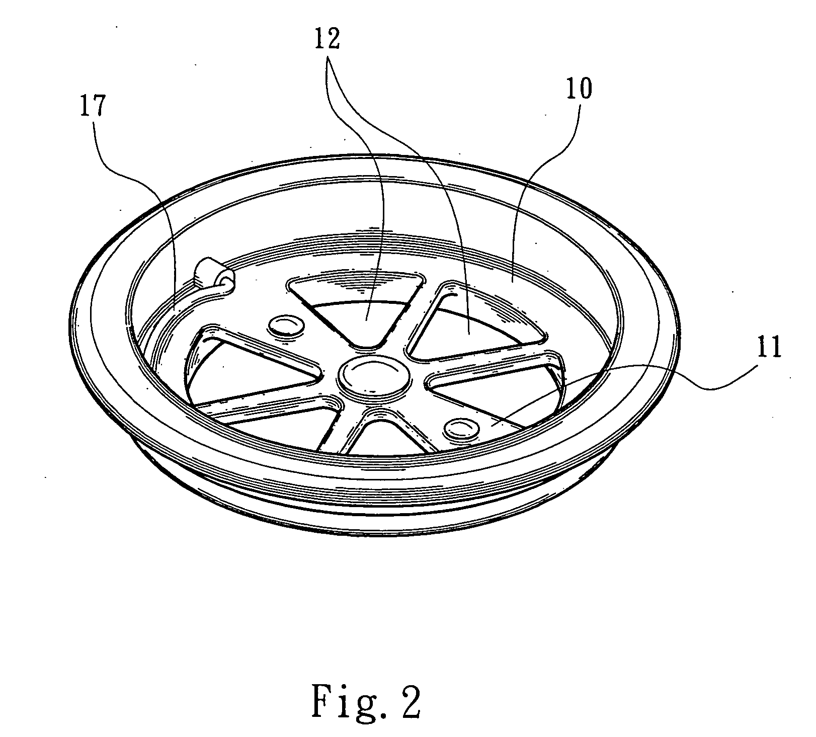 Sealing ring structure of a sinkhole