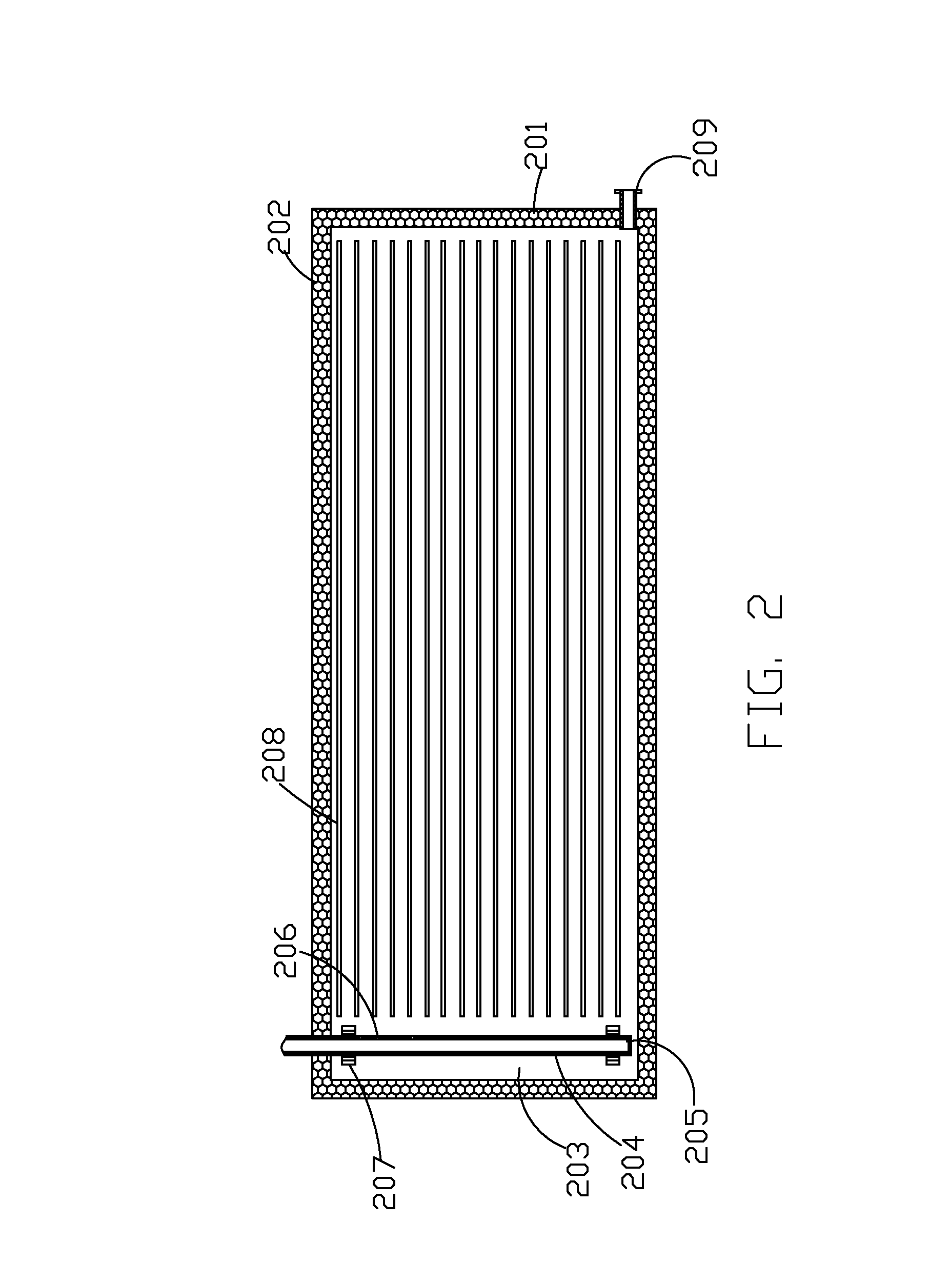 Open-flow solar collector