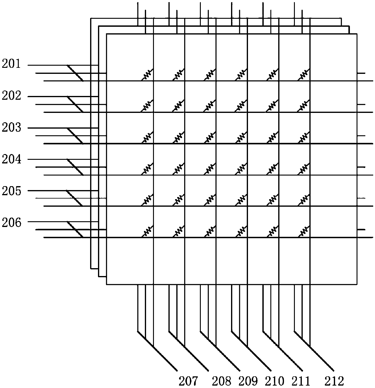 Memristor resistance state number expansion structure and a related method