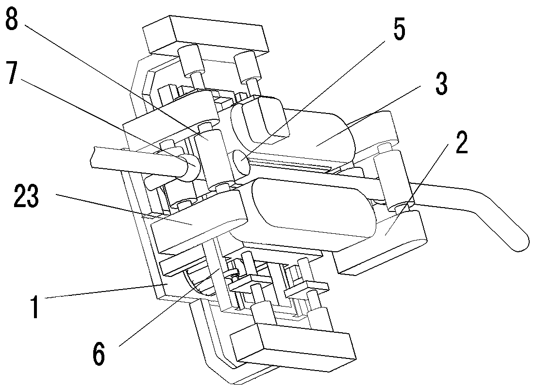 Cable laying traction device in tunnel