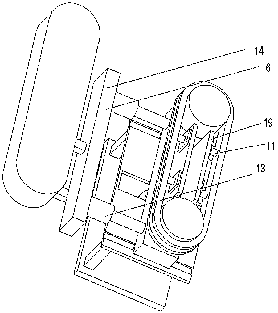 Cable laying traction device in tunnel