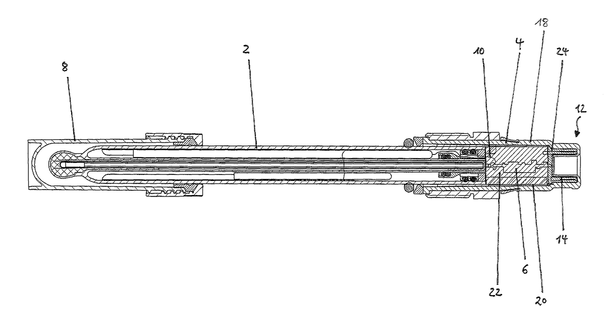 Potentiometric sensor element and method for producing same