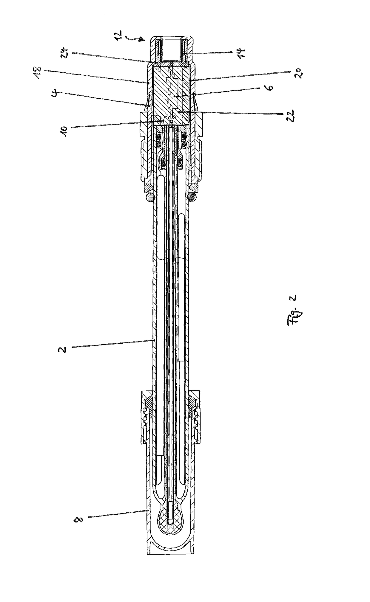 Potentiometric sensor element and method for producing same