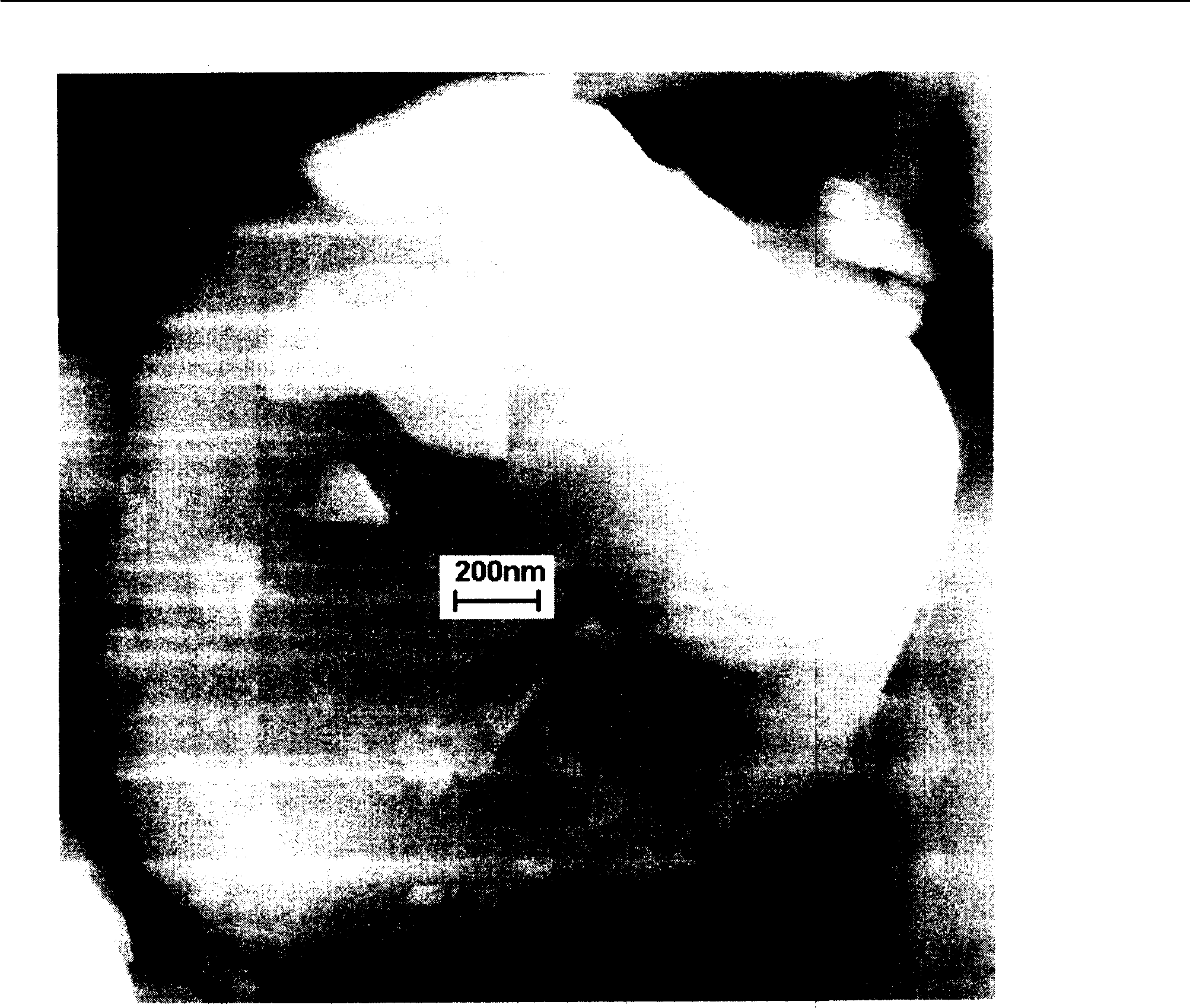 Modified lithium-cobalt oxide used for positive pole of lithium ion cell, its prepn and lithium ion cell