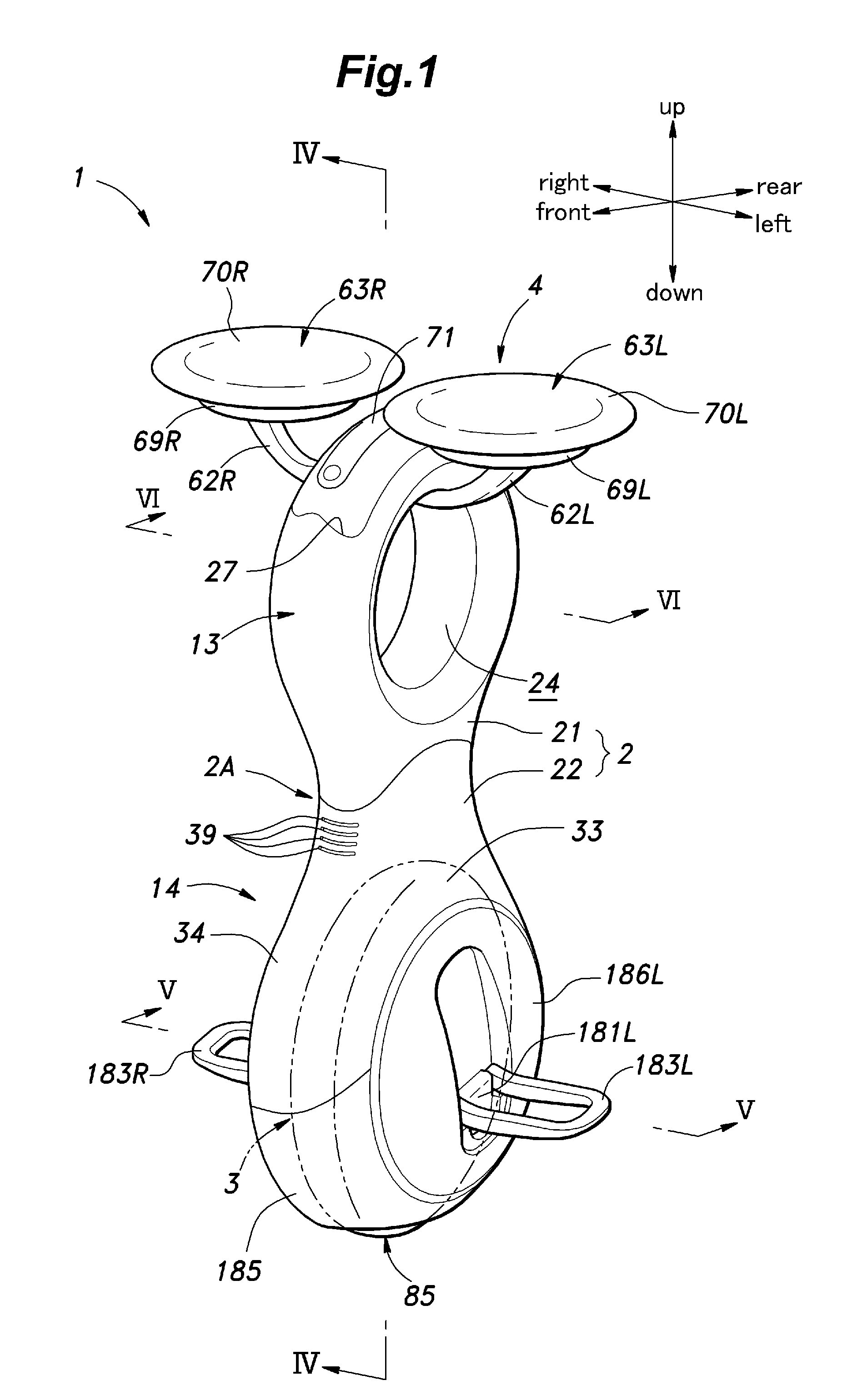 Inverted pendulum type vehicle