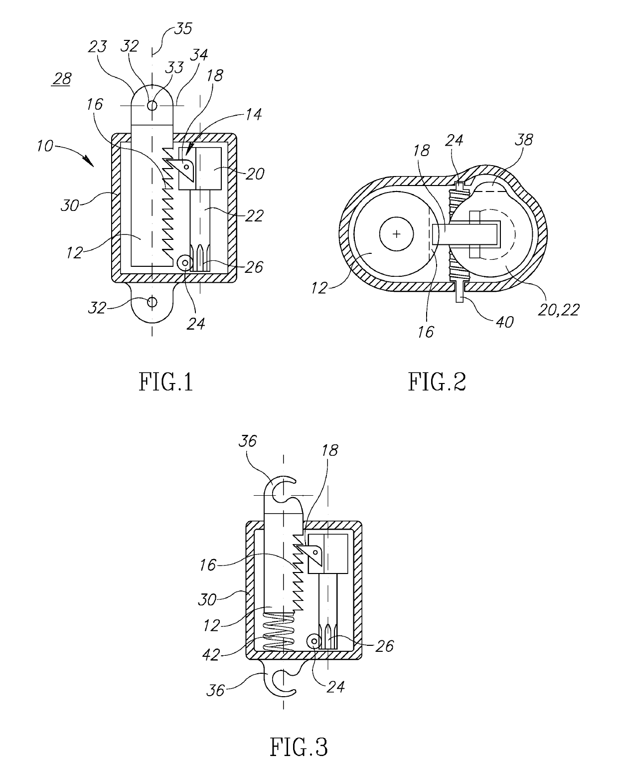 Ratcheted spinal device