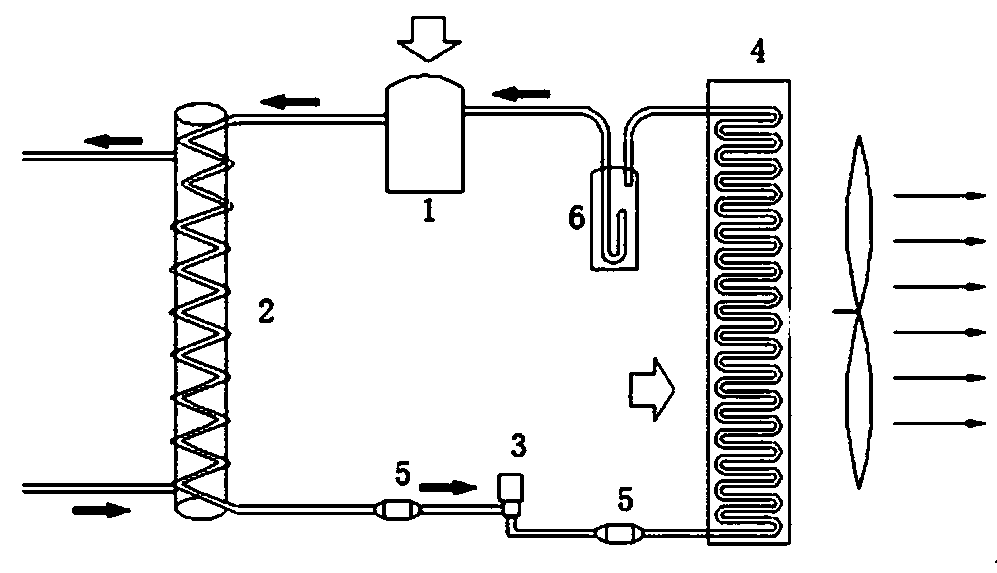 Water tank target water temperature control method and air source heat pump water heater