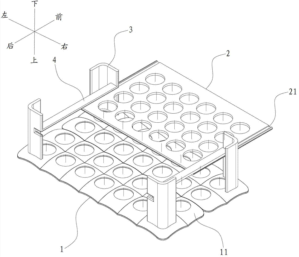 Egg rack for refrigerator and refrigerator with same