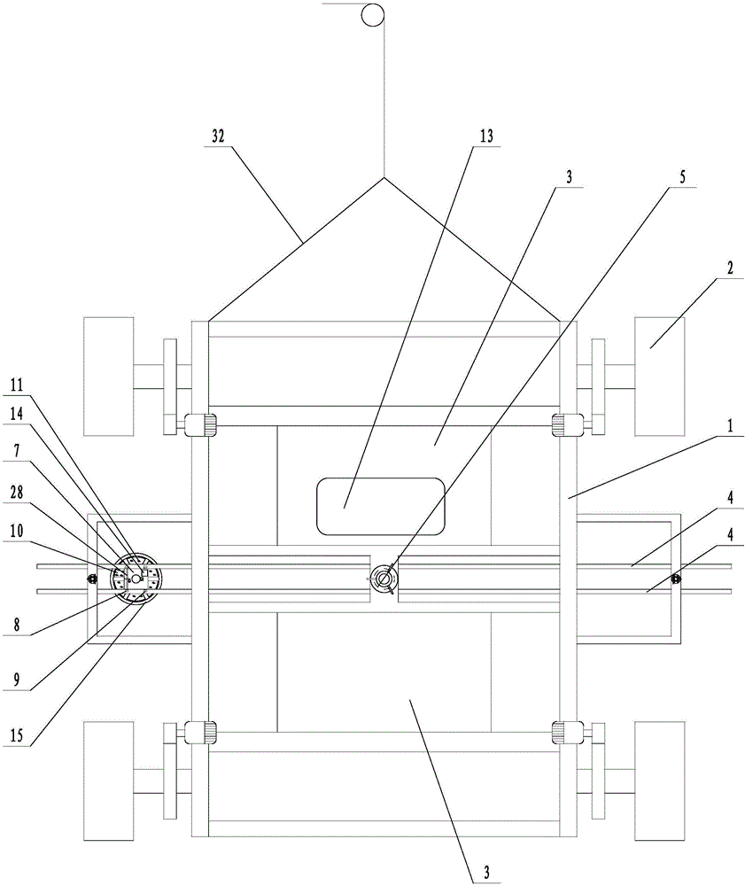 Multifunctional rust-removing and paint-spraying robot for oil tank